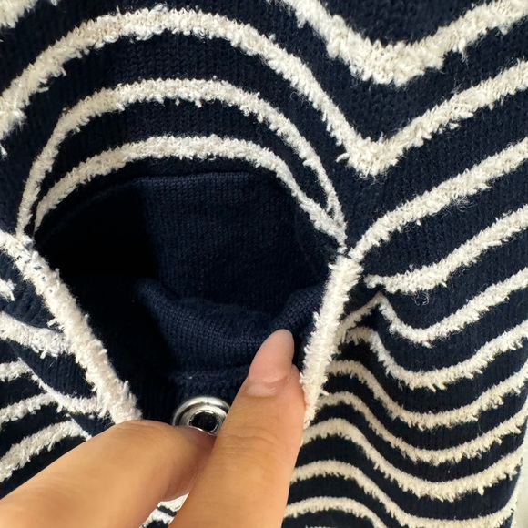 Maje Myplage Long Striped Cardigan size 1 - Picture 5 of 5